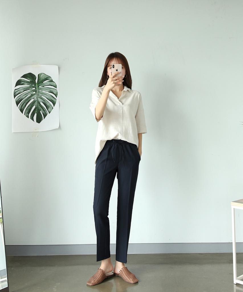 Ppaeppae Perfect Fit! Crooked Waist Slacks