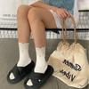Mesh Breathable Perforated Socks, Anti-pilling Pile Socks, Versatile and Personalized Style, Mid-calf Socks for The School