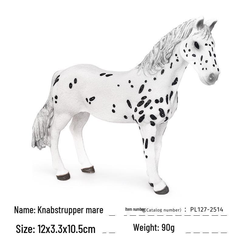 Wildpferd & Pferd Figurenset für das kognitive Spiel von Kindern