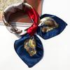 Foulard Quadrato in Raso Finto Seta Morbido Foulard da Steward Bandana Foulard da Collo