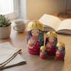 Adorabili Bambole Russe in Legno Impilabili e Incastrabili Perfette per Regali di Natale e Compleanno
