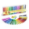 Shuttle Art Crayons, 24 Color Set, Retractable, Water-based, Washable, Marker Pen Type, Safe, Quick Drying, Doesn't Get Your Hands Dirty, Paint,
