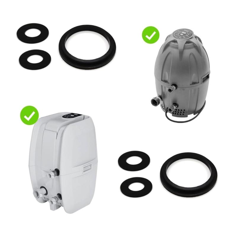 PVC Gasket Set For A And B/C Connector Leak Prevention Inflatable Hot Tubs Hearter Spa Connector Seal Gasket