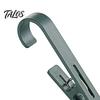 Punch Free Mounting Clips Laundry Hook with Clip, Non-Drilling ABS Closet Organizer, Multi Purpose Portable Clothes Drying Durable Anti-slip Clip for