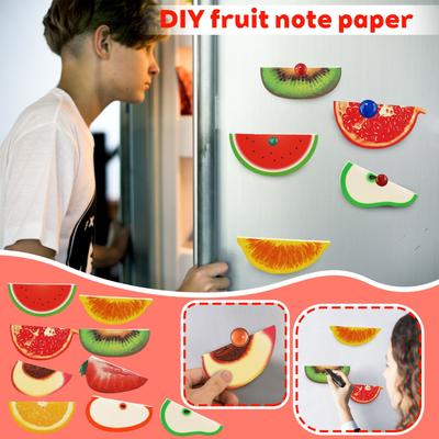 2 Stück Obst, , Birne, Form Notizpapier, Geeignet Für , Studium, Tägliche Notizen
