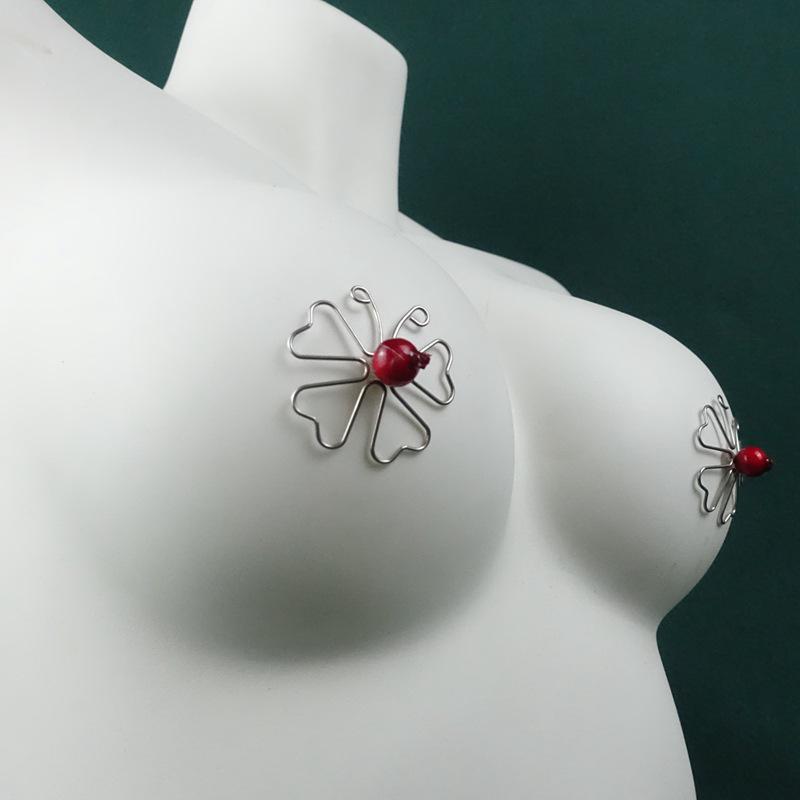 Flower-Shaped Invisible Nipple Covers for Adults