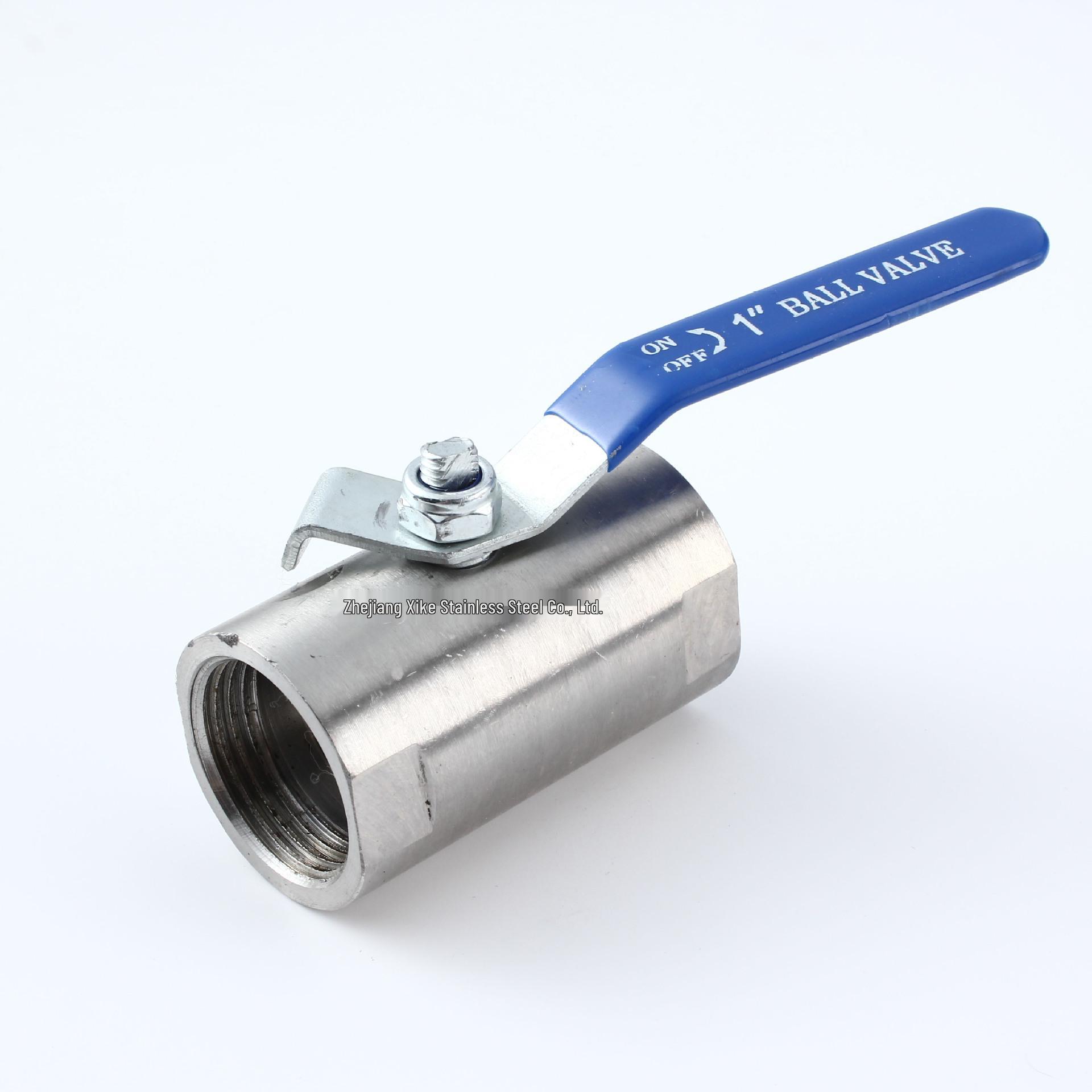 

Stainless Steel Cantonese Ball Valve High-Temperature Internal Thread Switch, Thickened Steam, Available in 4/6 Points, 1/2 Inches. 1/2 inch Semi-Steel