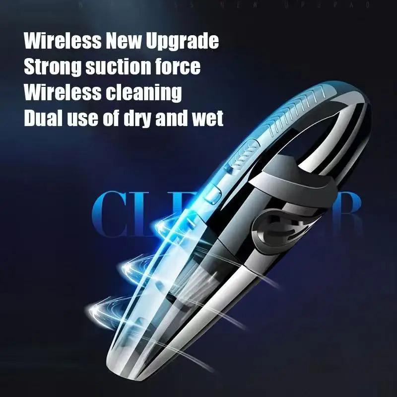 New Handheld Vacuum Cleaner Multi-Function Integrated Machine Home Car Portable Wireless High Suction Essential for Driving