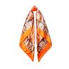 90cm Trendy Paisley Silk-Style Headscarf for Women - European American Design