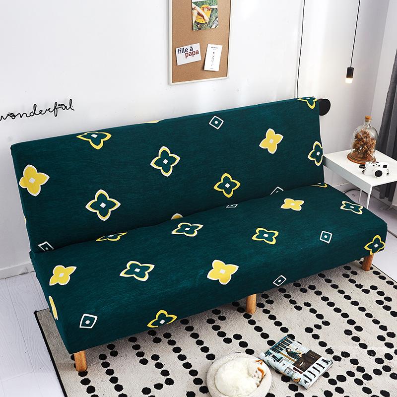 Handrails-free Elastic Sofa Cover All-inclusive Folding Sofa Bed Cover Full Cover Elastic Sofa Cover