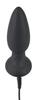 Black Velvets - Rotating Butt Plug with Remote Control 14 cm Black