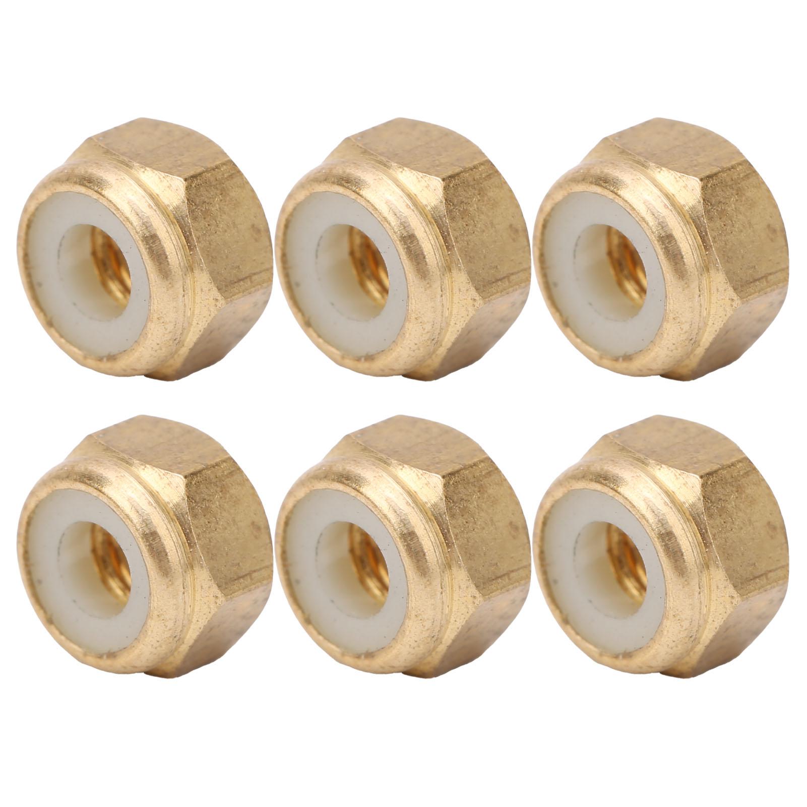 

50 шт. самоконтрящаяся гайка из чистой меди прочная антиослабляющая фурнитура аксессуары(M3 )