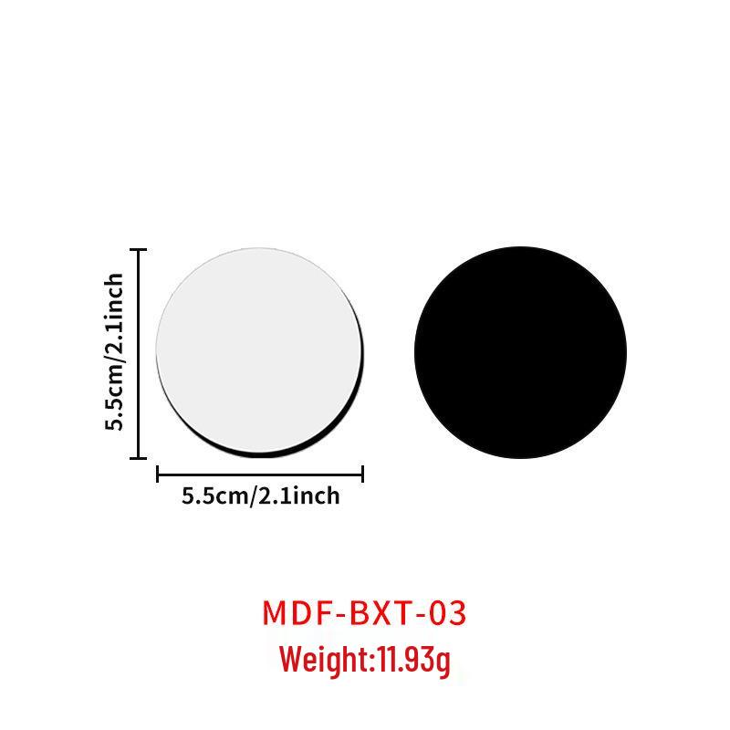 Sublimation Blank MDF Refrigerator Magnet - Soft, Magnetic DIY Wooden Board