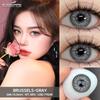Eyeshare Seine Color Contact Lens Small Size 1 Pair Natural Black Lens Brown Lenses for Eyes Yearly Beauty Cosmetic