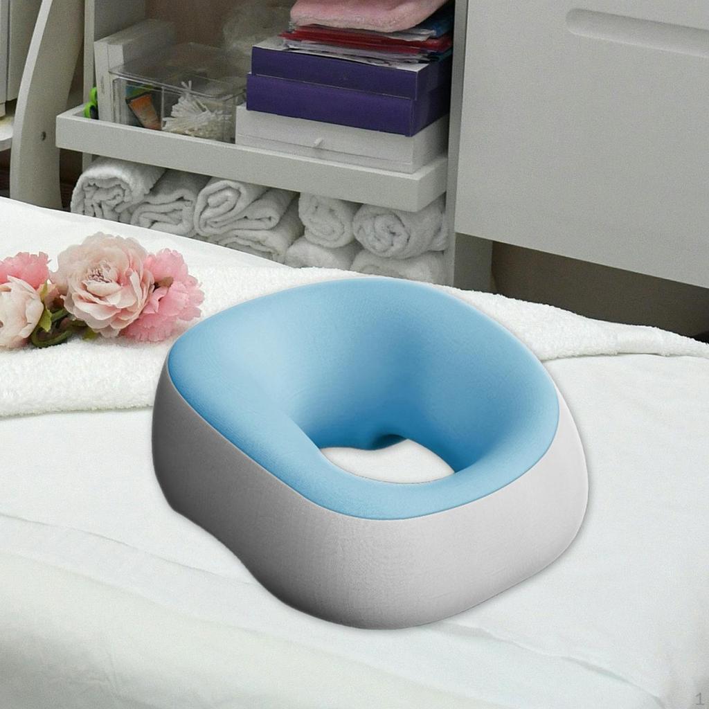 Breathable Memory Foam Pillow, Ergonomic Home Massage Headrest for , Beauty Salons, Spas,