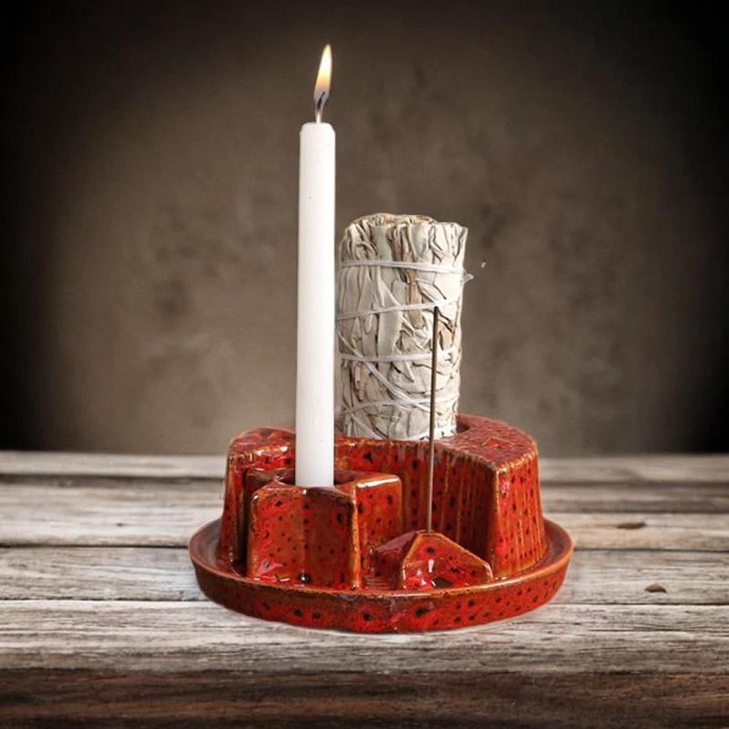 Palo Santo Holder Sage Candle Incense Stick for Bedroom Office