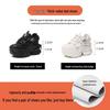 Women's 2024 Autumn Platform Sneakers with Hidden Heel and Soft Sole