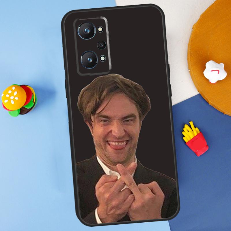 Robert Pattinson Standing For Realme C55 C67 C61 C75 C53 C51 C21Y C25S GT 6 6T 5 GT7 Pro 10 11 12 13 14 Pro Plus Case