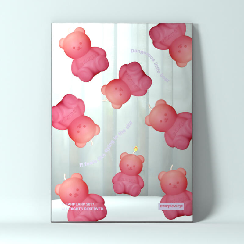 LITTLE FIRE COVY PINK PATTERN (Acrylic Mirror)