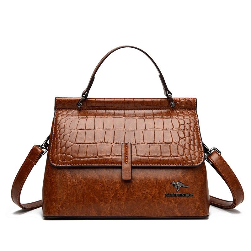 

Сумка-тоут большой емкости, женская осенне-зимняя сумка, женская высококачественная фактурная сумка через плечо на одно плечо земля желтый