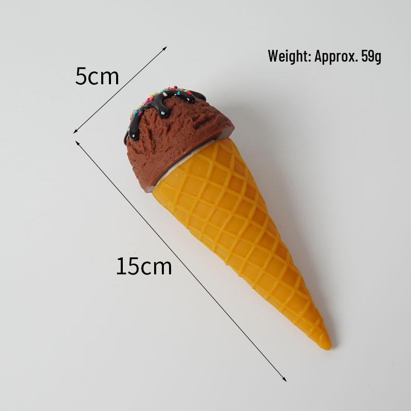Ice Cream Toy Cone Simulation Display Props for Cold Drink Shop