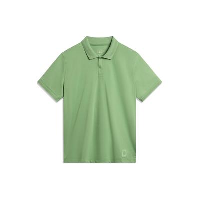 Li Ning Effen Kraag Sport Korte Mouw Poloshirt Heren tops Bishan APLU087-7