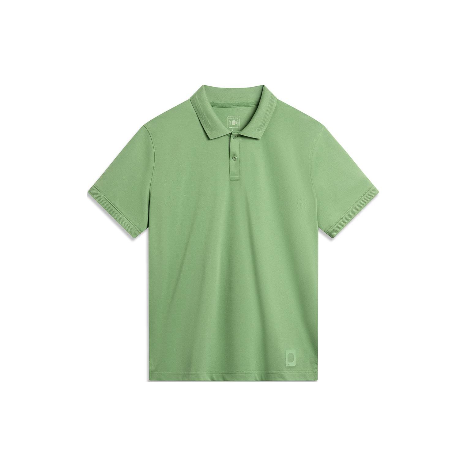

Li Ning Plain Collar Sports Short Sleeve Polo Shirt Men tops Bishan APLU087-7