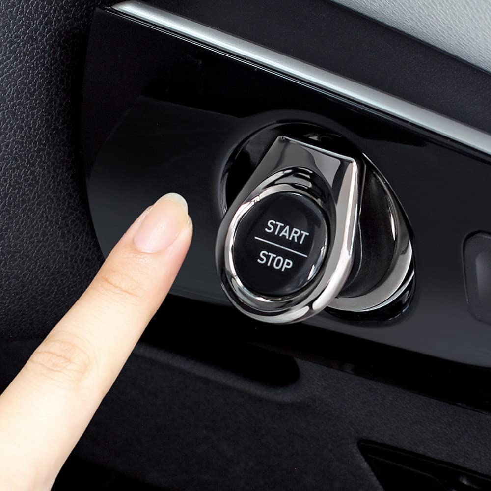 Tsuchiya Yac Kryt startovacího tlačítka 180 x 80 x Doplňky interiéru auta TY1, Černá/Černě pokovená, 60 mm, PF-371,