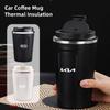 380ml Auto-Kaffeebecher Edelstahl Thermobecher für Sorento Niro Soul EV6 Stonic RIO Ceed Carnival K5 Stinger Forte Picanto