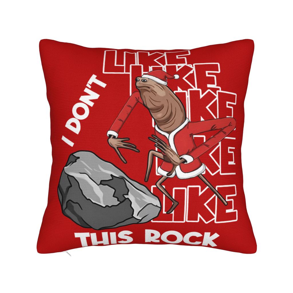Funny Marcus the Worm Satan Claus Christmas Hat Pillowcase Printing Polyester Cushion Cover Decorations  Pillow Case Cover