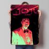 Joji Porträt mit Rot- und Grünfilter Poster Individuelle Wandkunst Vintage Metallschilder Retro Blechschild für Man Cave Wand Deko