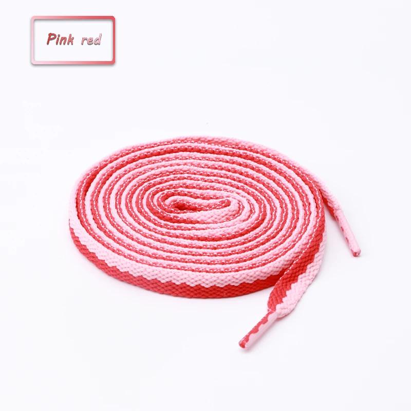 1Pair Sneakers for Shoelaces Original AF1AJ Colorblock Classic Shoe lace Flat Cotton Polyester Shoelace Fashion Sport Shoestring