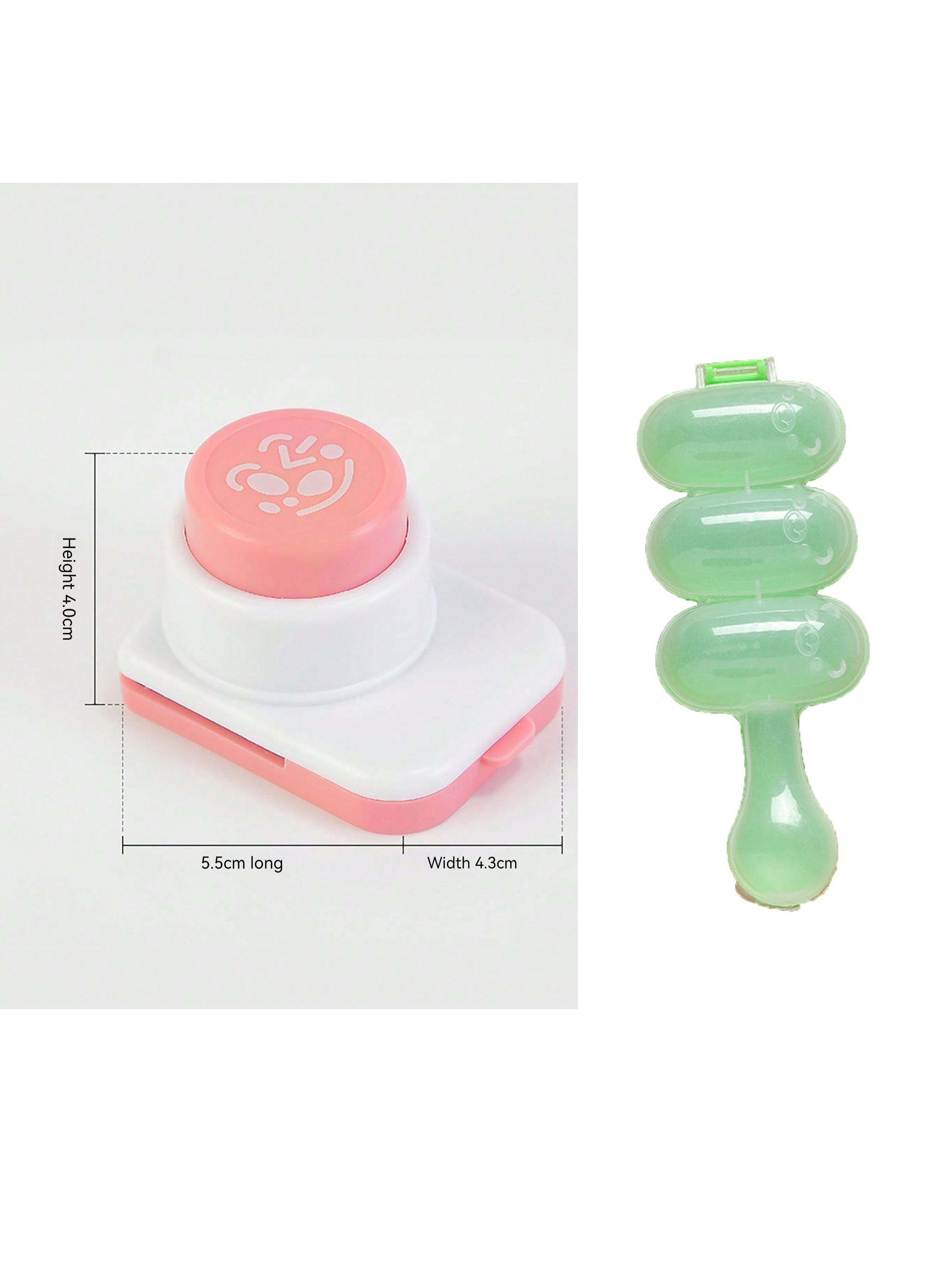 

Эмбоссер для эмоций многоформовый мультяшный смайлик форма для рисовых шариков нори инструмент для бентоКреативность Формы для рисовых шариков Форма для суши DIY зелёный