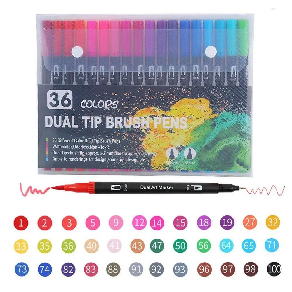 Paper Paint By Numbers Cartoon Drawing Learning Book Filling Color Book Set Adults and Kids