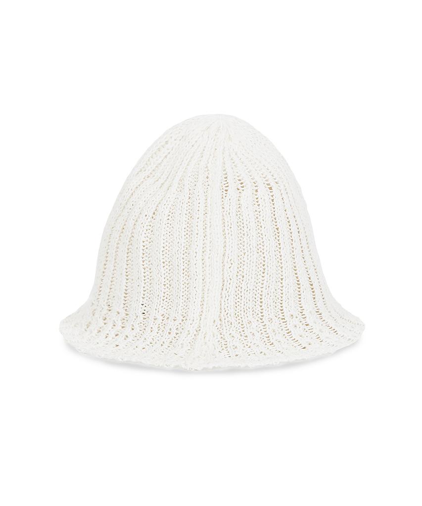 Bajal Va Label Knit Tulip Hat Cream