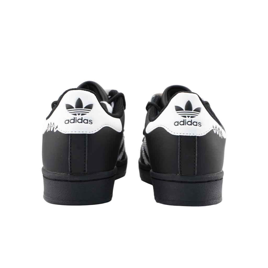 adidas Originals Superstar 2 Oreo Abrasion Resistant Low Top Skateboard Shoes Unisex Black White EF5398(Team1303-)