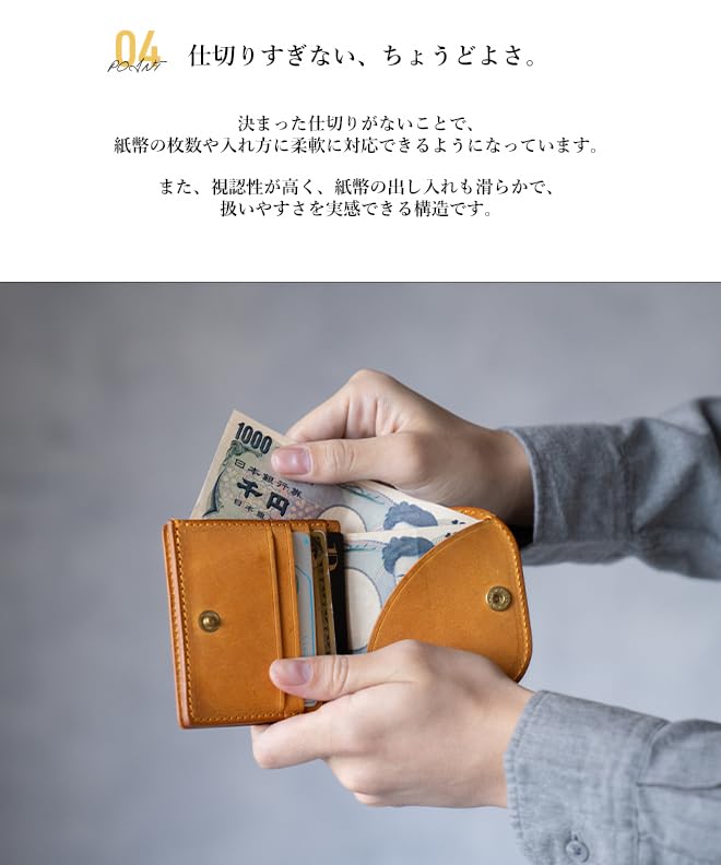 Nakota Texas Leather Slim Compact Wallet for Men and Mini Bifold Wallet with Card Perfect Gift for Made in Green Wallet, Women, Storage, Father's Day,