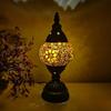 Lampe De Table De Mosaïque Turque Vintage Art Déco Fabriqué À La Main Lamparas De Mesa Mosaïque De Verre Romantique Lit Lumière Lamparas Con Mosaicos