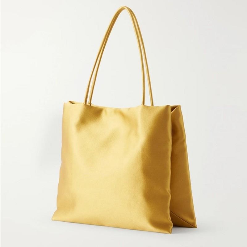 Elegant Satin Shoulder Bag Women Minimalist
