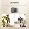 BRDRC Adjustable Phone Tripod Stand with 1/4 Scree, Cold Shoe Mount for Photography/Live Streaming