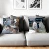 Cushion Cover Silky Short Plush Home Sofa Cushion Cover - Invisible Zipper Home Decoration A Breeze Of Love