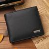 New Men Wallets Premium Product Real Cowhide for Man Short Black Walet Portefeuille Homme