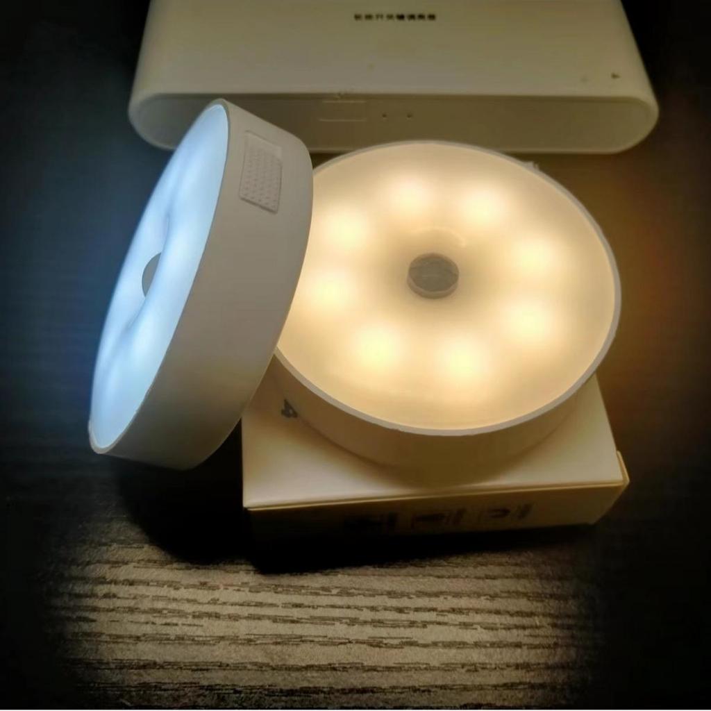 LED Energy-Saving Night Light with Motion Sensor for Bedside, Wardrobe, or Dorm Use