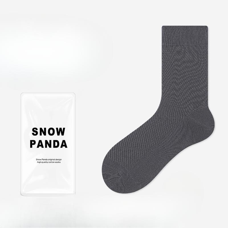 

Мужские весенние и осенние новые сетчатые дышащие носки из чистого хлопка, впитывающие пот, дезодорирующие, антибактериальные спортивные носки 1 pair темно-серого