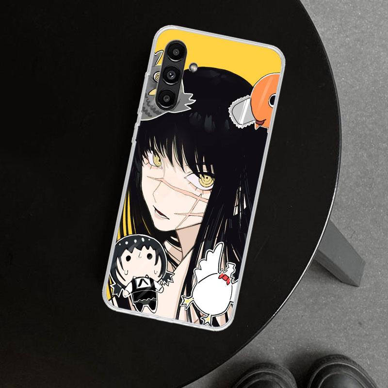 Chainsaw Mans Yoru War Devil Phone Case Cover for Samsung Galaxy A17 A16 A26 A36 A56 A57 A37 A15 A25 A35 A55 A14 A24 A34 A54 A13