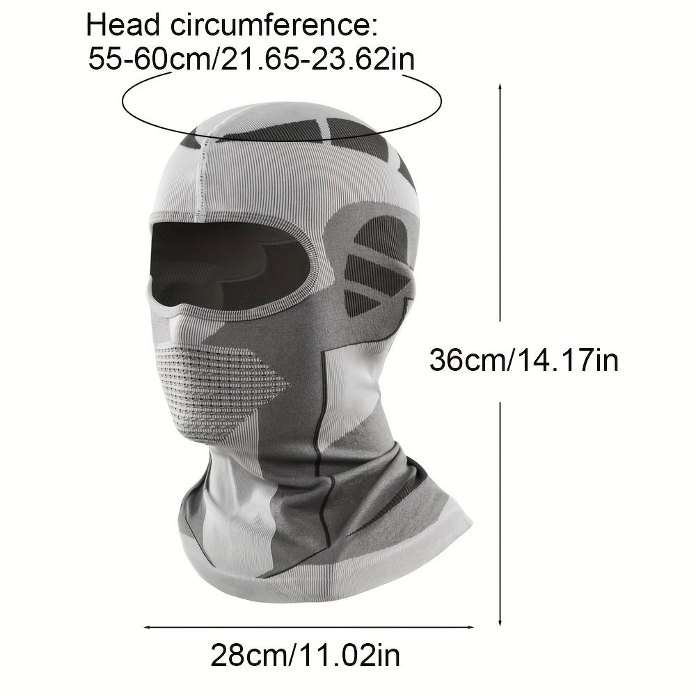 Autumn Winter Warm Hat for Men's And Women's, Elastic Breathable Motorcycle Full Face Mask Suitable for Outdoor Sports Hiking Fishing Running Cycling