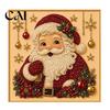 Beginner Friendly Faux Pearl Art Kit Xmas Painting Kit, Christmas 3D DIY Creative Winter Activities Holiday Craft Project for Adults, Festive