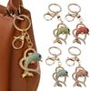 Sparkling Rhinestone Animal Pendant Love Heart Dolphin Keychain, Key Ring for Women, Women Keychain Decorative Car Keys Handbags Backpacks Purses