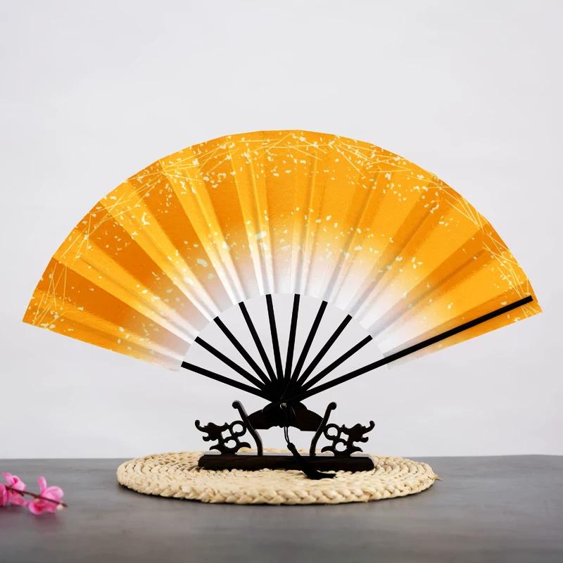 Cosplay Dance Props: Japanese-Style Folding Fan with Ten Ribs, Bat-Shaped Fan, Suitable for Dance and Performance
