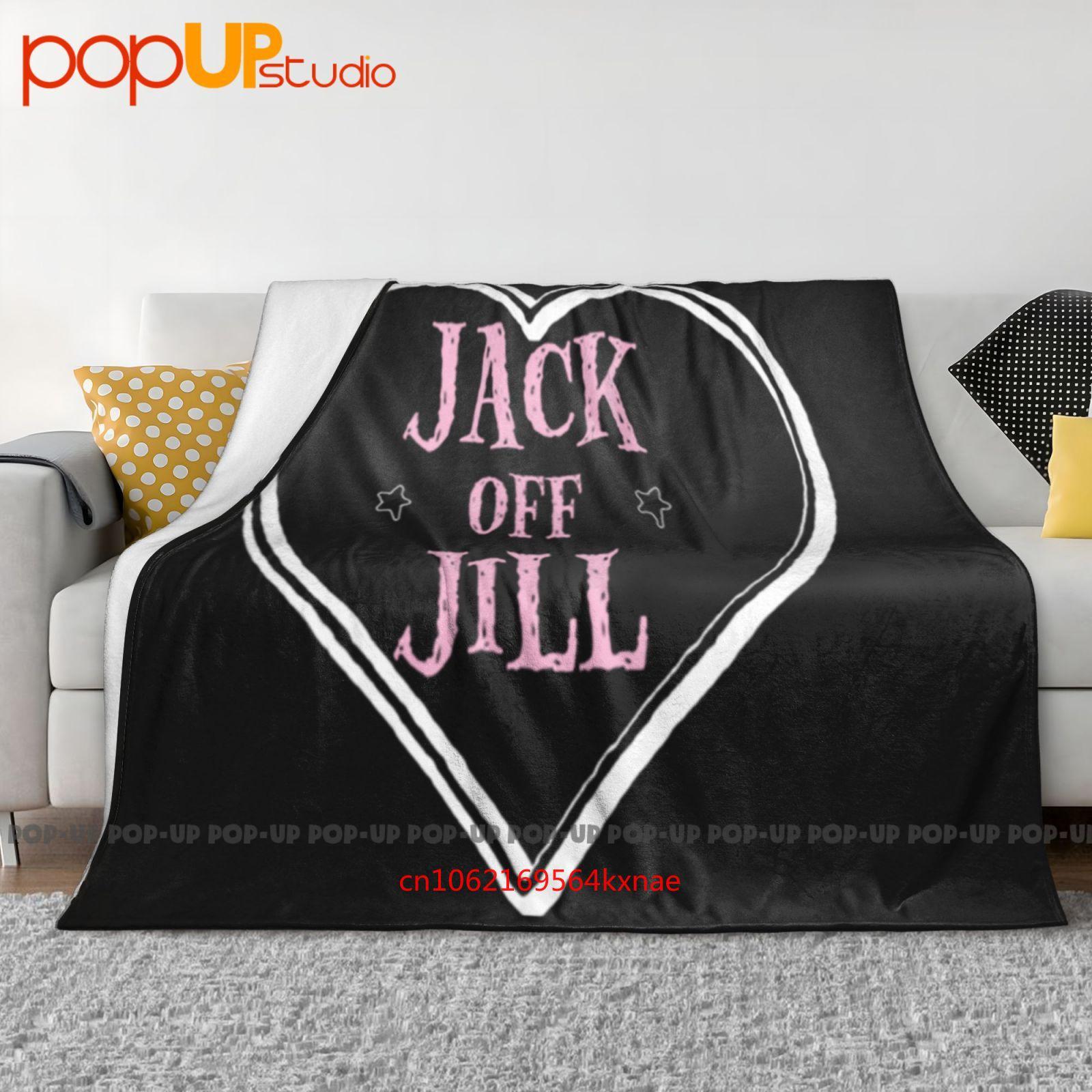 Jack Off Jill Band Heart Ultra-Soft Blanket Quilt Winter Sofa Cover Bed Covers 30x40in